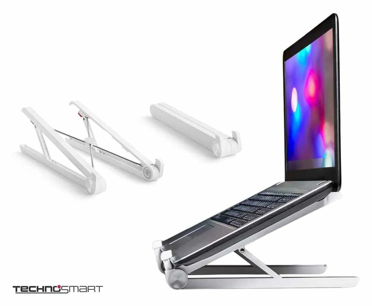 Laptopstandaard Verstelbaar - Opvouwbaar En Makkelijk Mee Te Nemen! ...