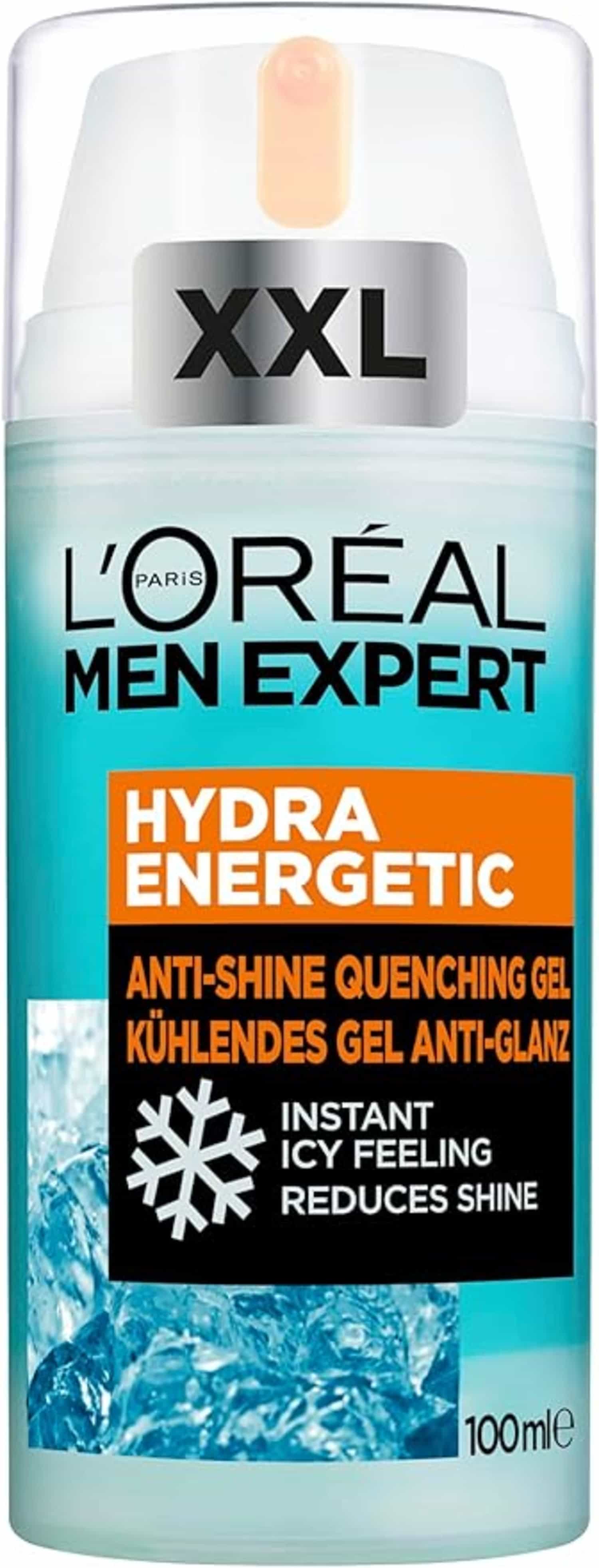 L’Oréal Men Expert Hydra Energetic Quenching: Hydraterende Gel Moisturiser, Matte en Verfrissend