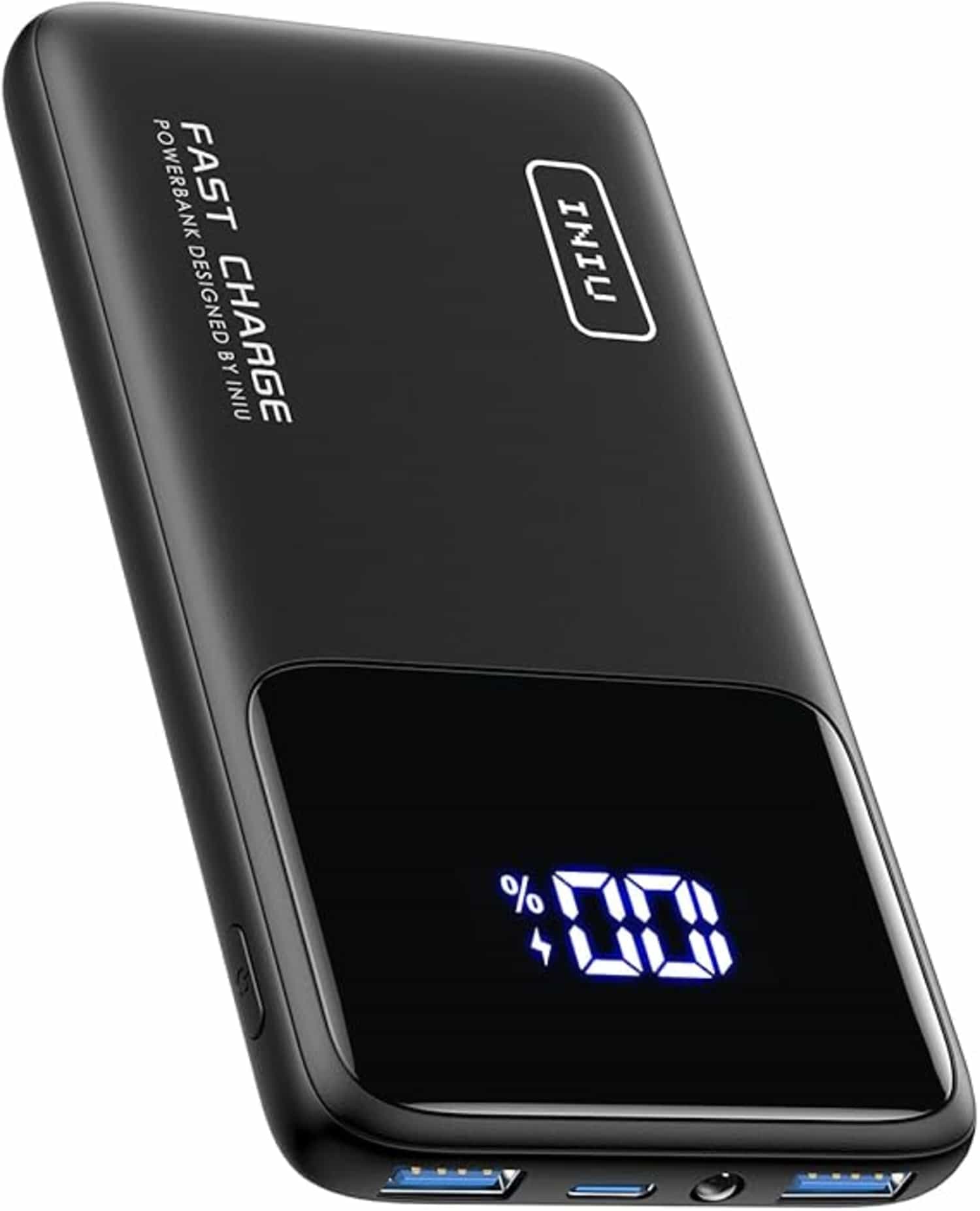 INIU 10000mAh Power Bank 22.5W PD3.0/QC4.0 USB-C In/Out Ultra Slim Compatibel met iPhone en Samsung