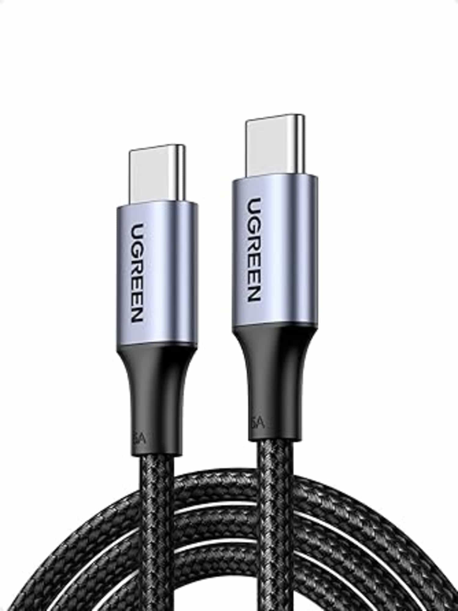 UGREEN USB-C kabel 100W PD 3.0, 2 m, compatibel met iPhone 15, MacBook, Galaxy S24
