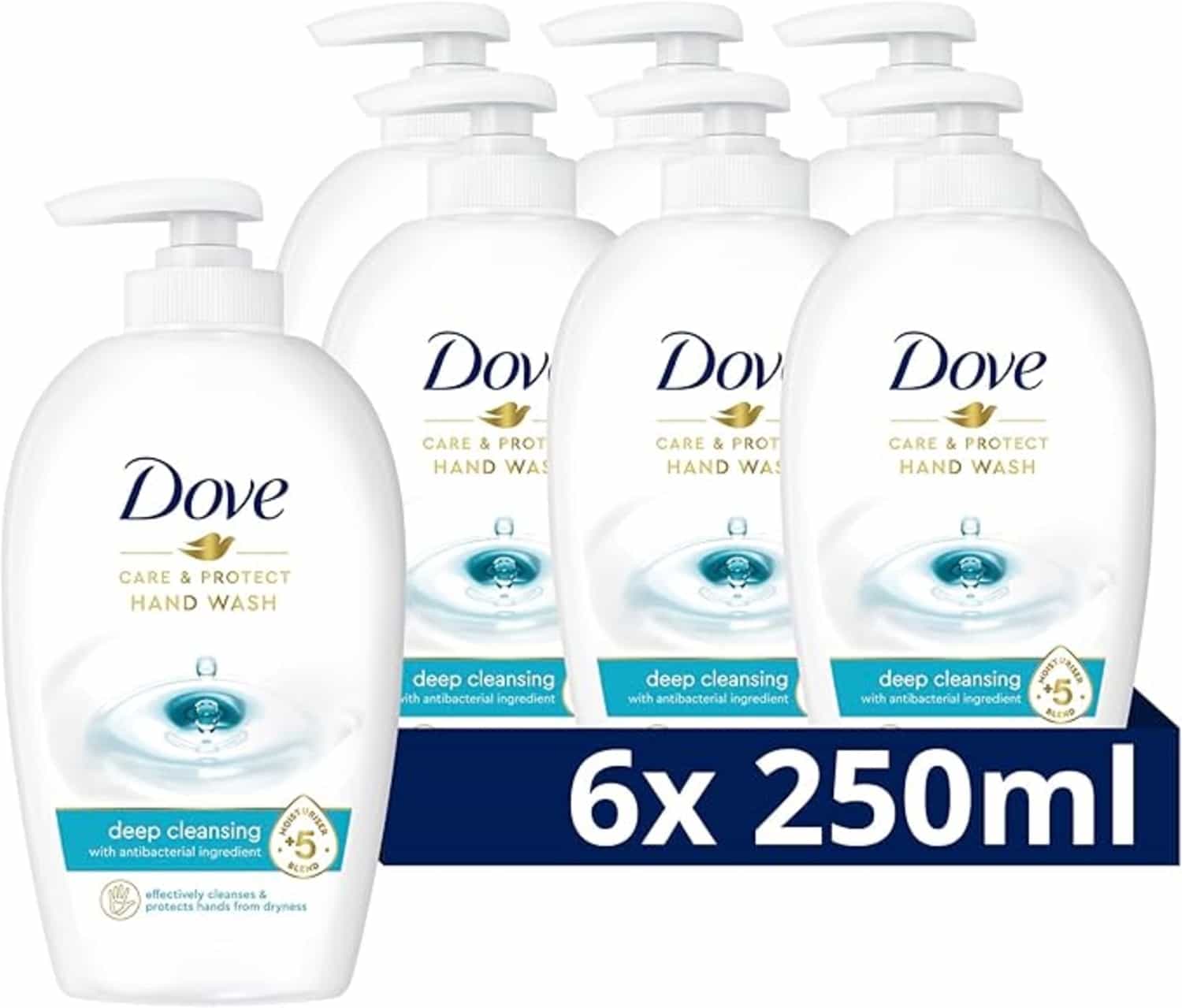 Dove Care & Protect: verzorgende handzeep voor zachte handen na het wassen