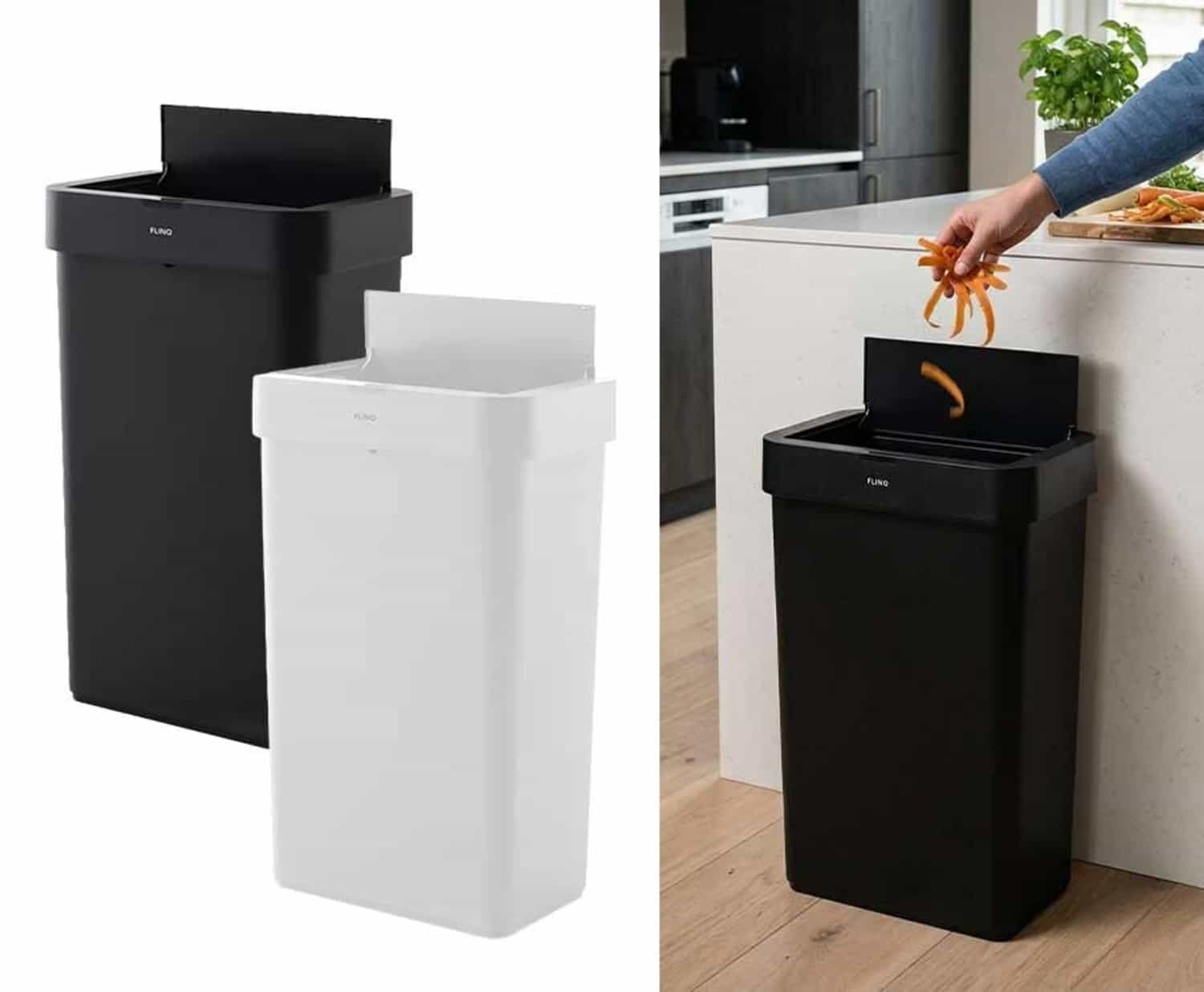 Sensor Prullenbak 50L - Automatisch Openen Zonder Aanraken! ...