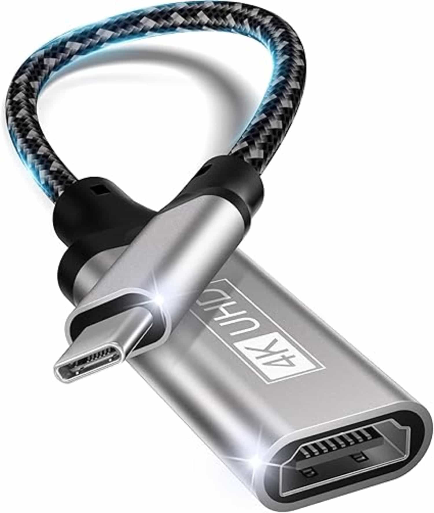 USB-C naar HDMI 4K Adapter met Thunderbolt 3 compatibel met iPhone, MacBook en Dell