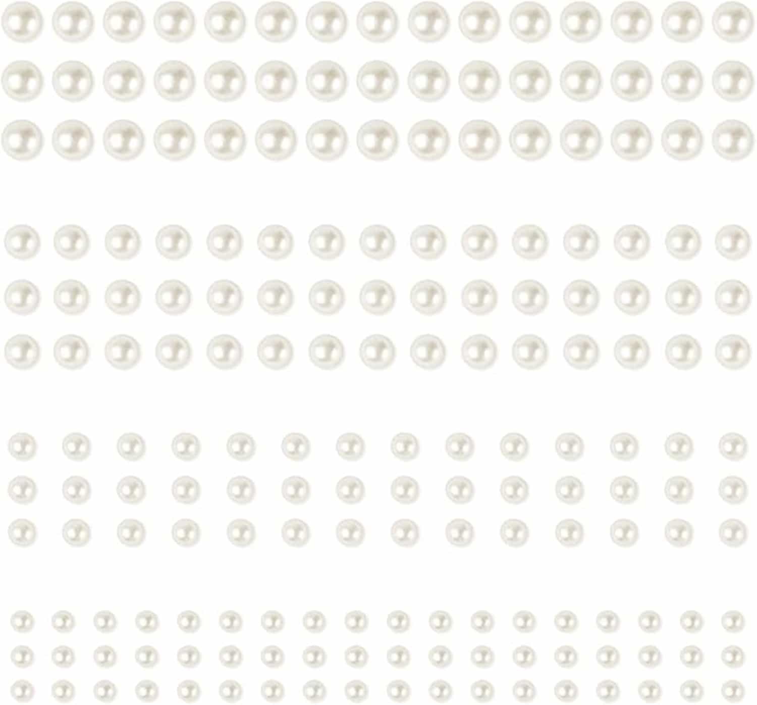 Vicloon 990 zelfklevende parelstickers met 6 vellen voor DIY ambachten, kleding en make-up
