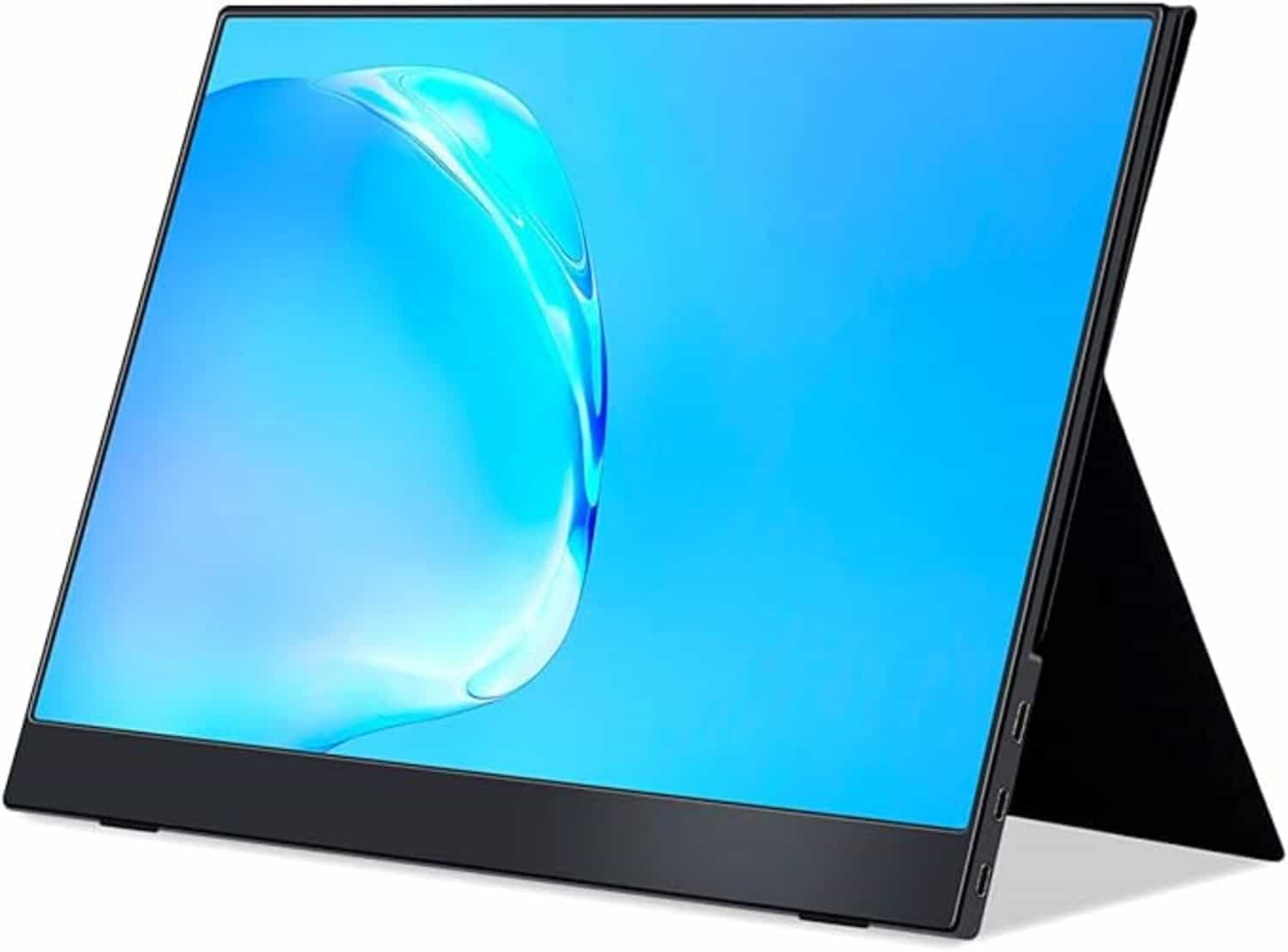 Cocopar 15.6-inch USB-C Monitor: Refurbished, FHD 1080p HDR, FreeSync, Dual Type-C, Mini HDMI, smart case.