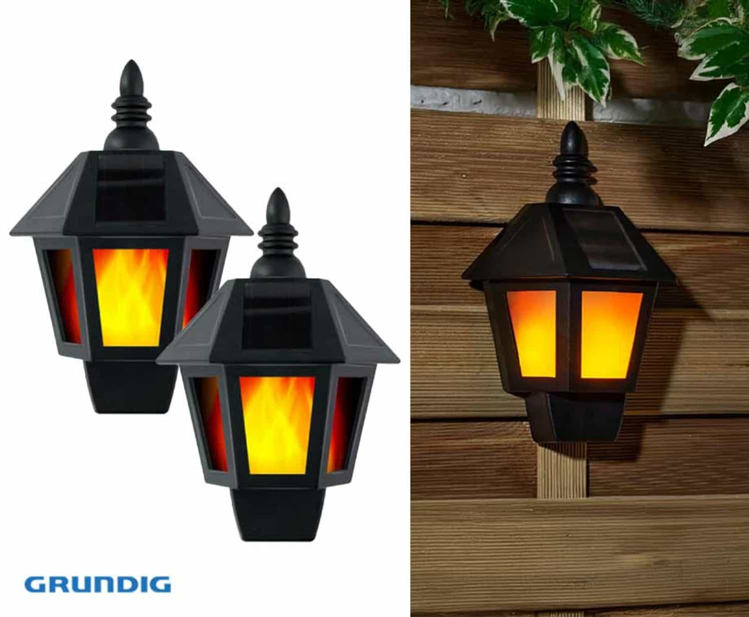 Solar Lamp Klassiek Met Vlameffect - Vandaag 1+1 GRATIS! ...