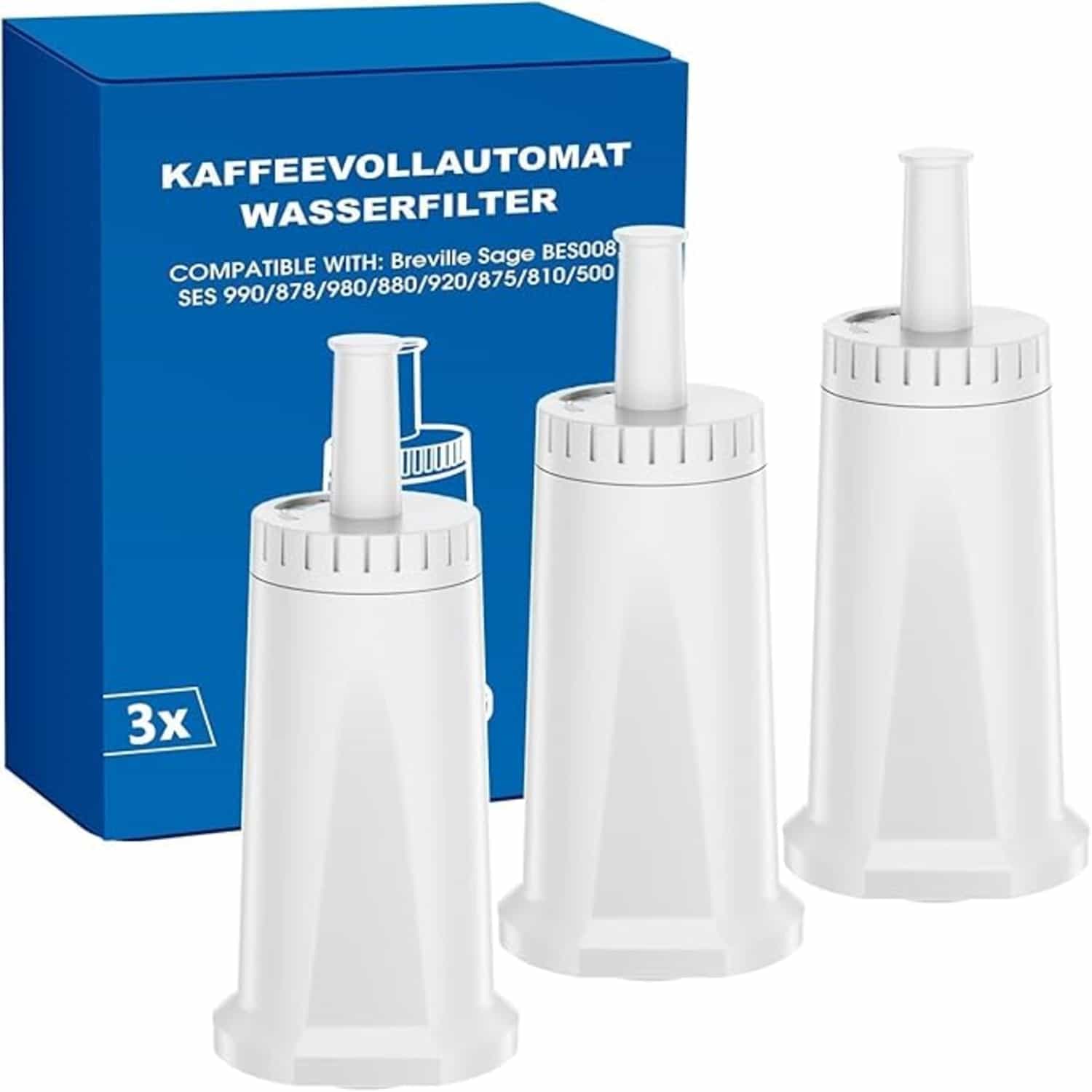 Vervangende waterfilters voor Sage koffiemachines SES 990/980/500/878/875/880/920/810, BES008 en Oracle-modellen